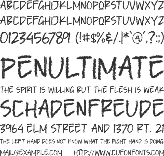 MAGESTIC font preview