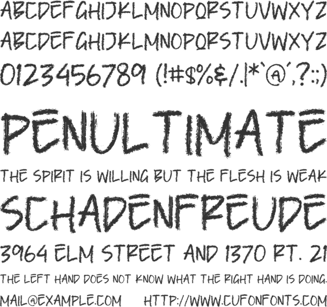 MAGESTIC font preview