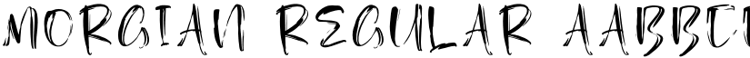 Morgian Regular font