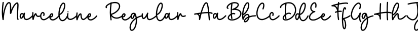 Marceline Regular font