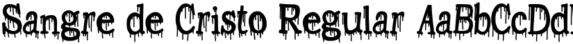 Sangre de Cristo Regular font