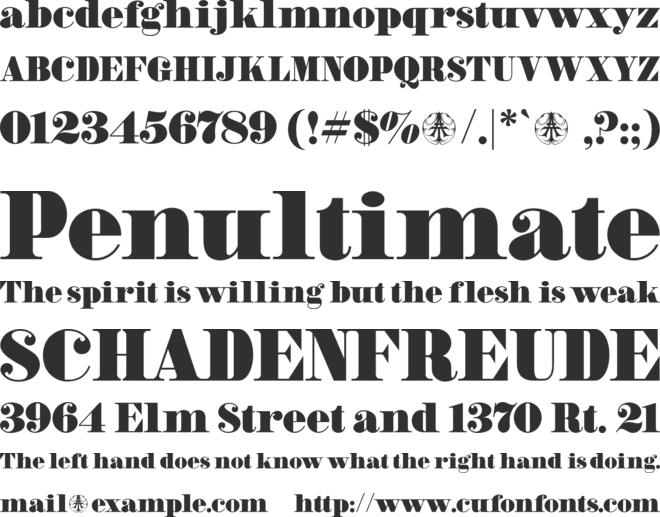 Calymati Personal Use Only font preview