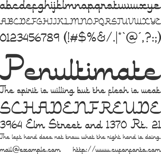 Mabrukah font preview