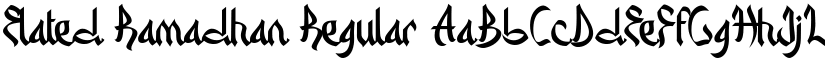 Elated Ramadhan Regular font