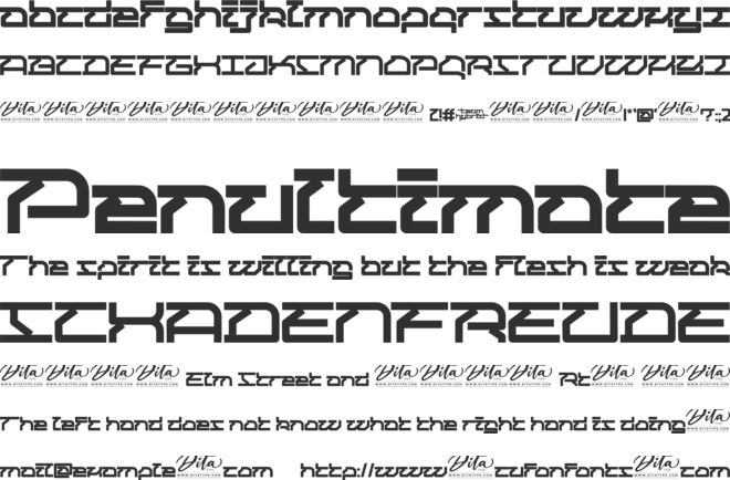 Team Hybrid Personal Use font preview
