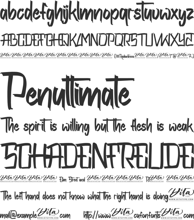 Radiantnexa Personal Use font preview