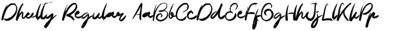 Dheelty font download