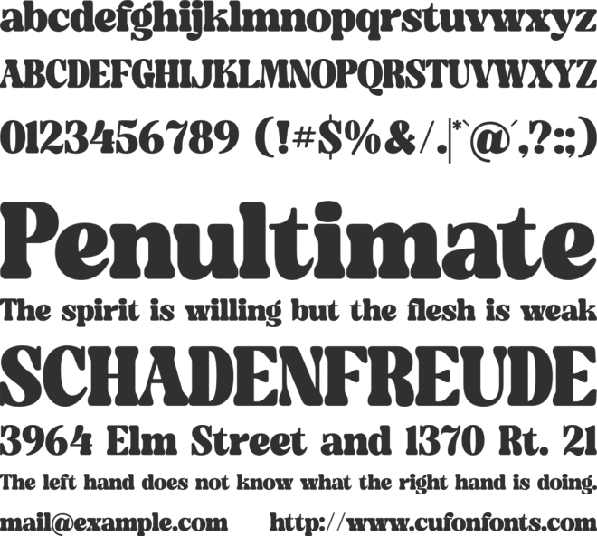 Midnight Gelactic font preview
