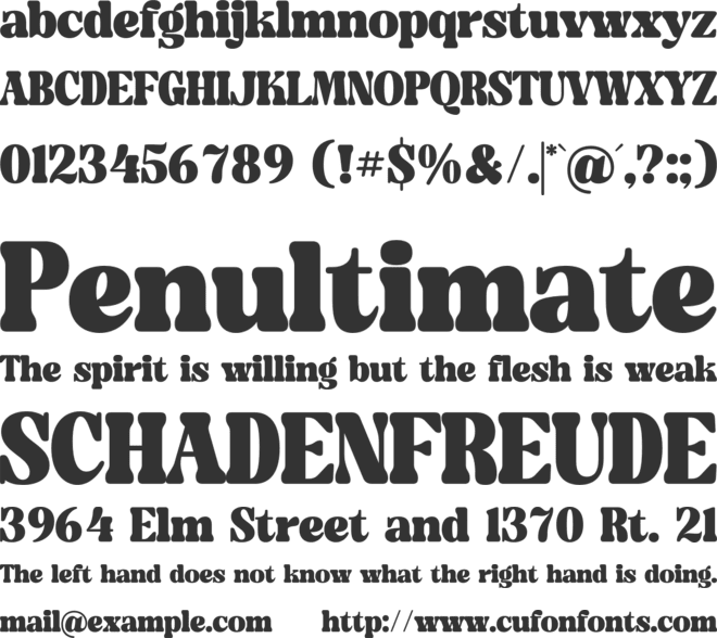 Midnight Gelactic font preview