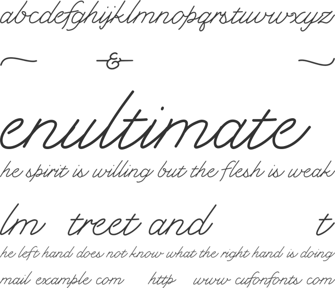 KLCupid font preview