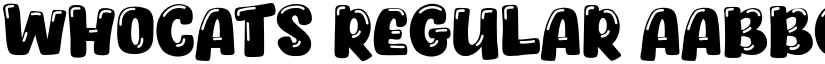Whocats font download