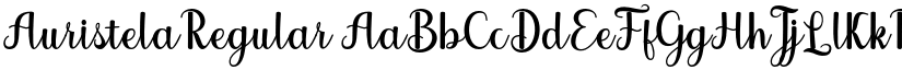 Auristela Regular font