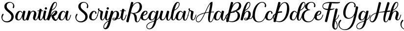 Santika Script font download