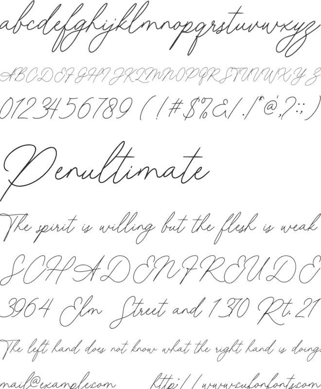 Laffitte font preview