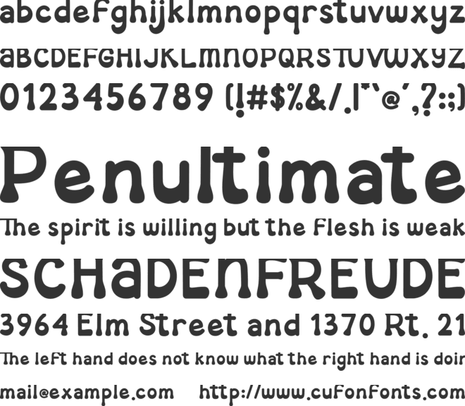 Summer Joy font preview