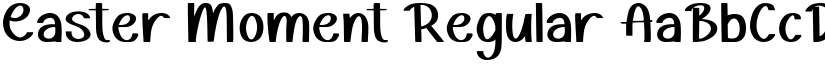 Easter Moment Regular font