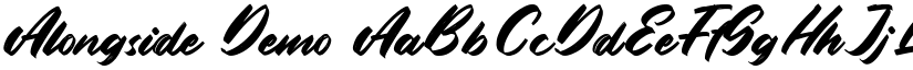 Alongside Demo font