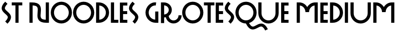 ST Noodles Grotesque Medium Medium font