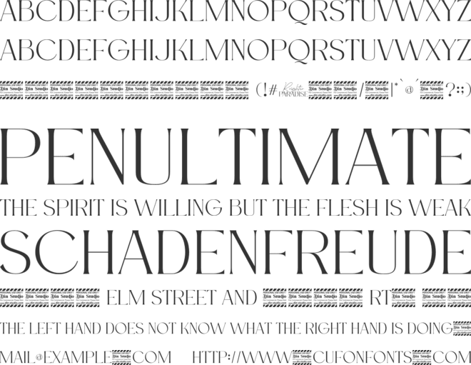 Brighter Paradise Personal Use font preview