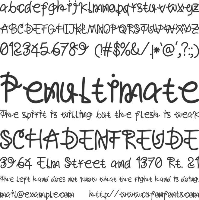 MagicMonolines font preview