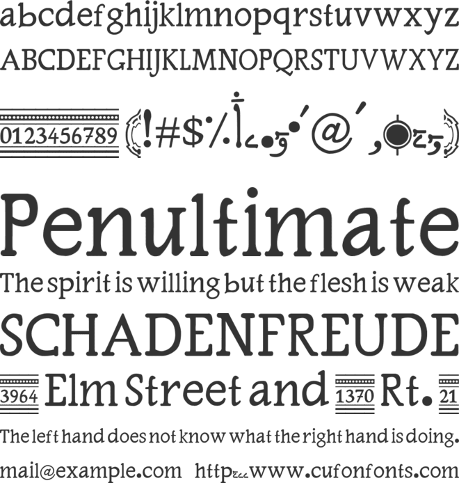 AALMAGHRIBI font preview