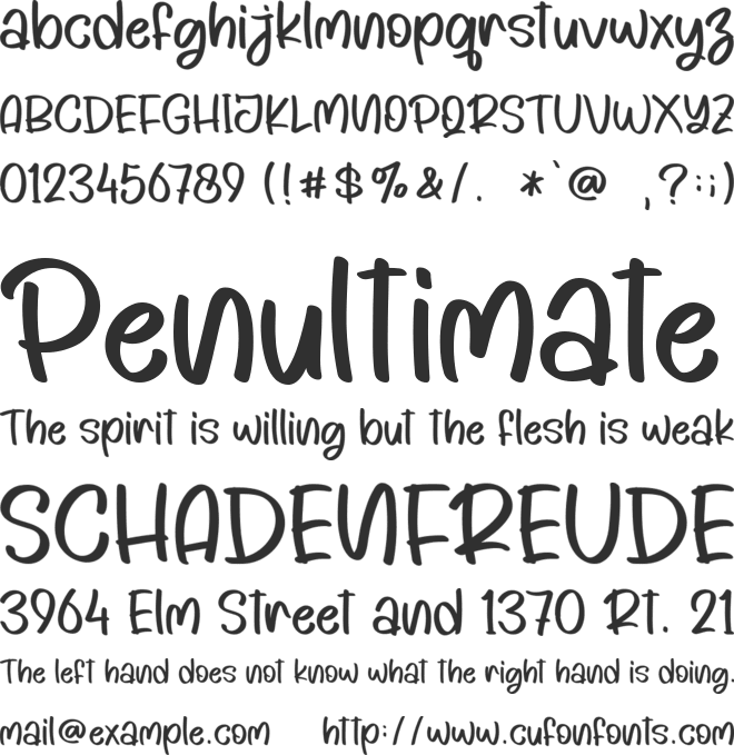 Playful Type - Personal Use font preview