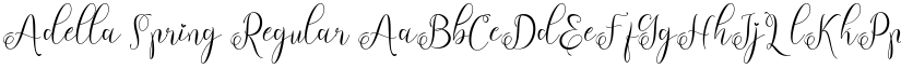 Adella Spring Regular font