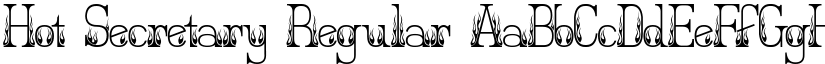 Hot Secretary Regular font