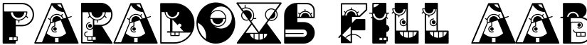 PARADOXS Fill font