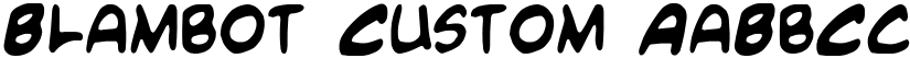 Blambot Custom font download
