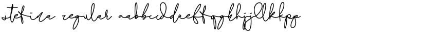 Stefina Regular font