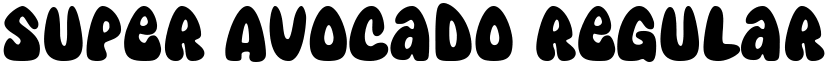 Super Avocado Regular font