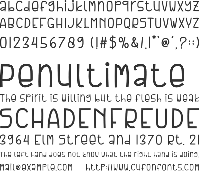 Margaret font preview