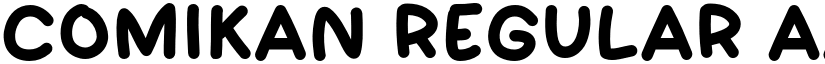 COMIKAN Regular font