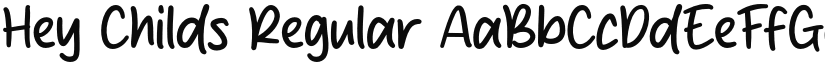Hey Childs font download