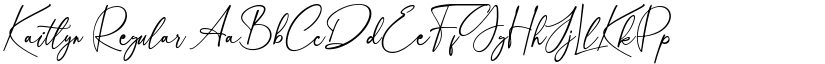 Kaitlyn Regular font