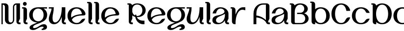Miguelle font download