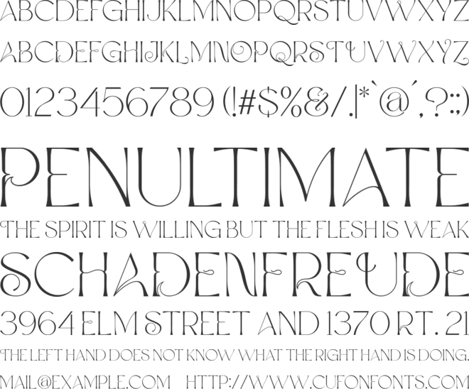 Antonyel FREE font preview