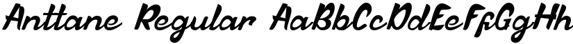 Anttane Regular font