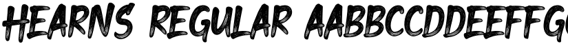 Hearns Regular font