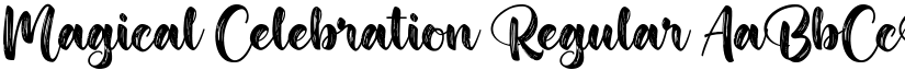 Magical Celebration Regular font