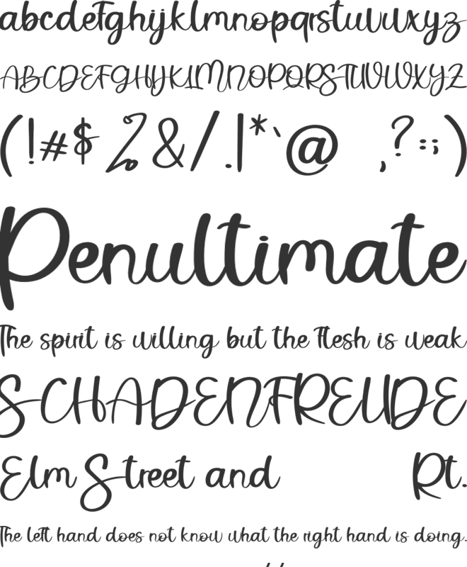 Dream Valentine font preview