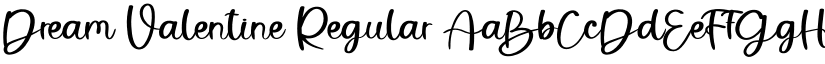 Dream Valentine Regular font