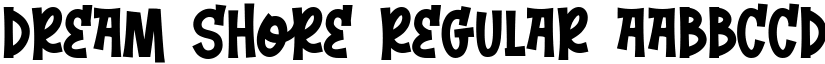 Dream Shore Regular font