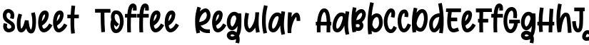 Sweet Toffee Regular font