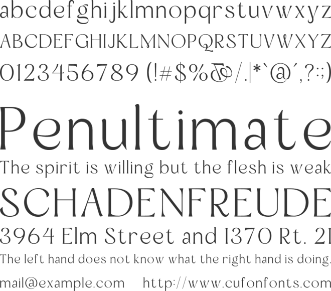 Mykanzi font preview