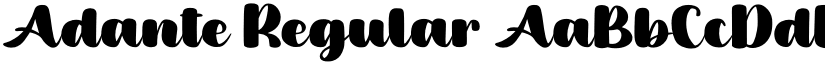Adante font download