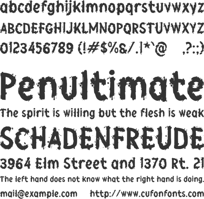 j Just Paint font preview