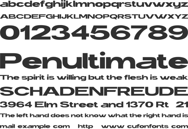 Obiscent Personal Use font preview