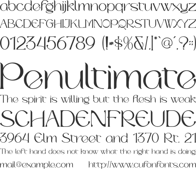 Grogie font preview